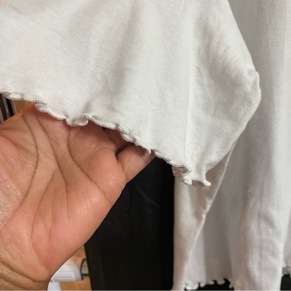 Vanity Fair 3X White Button-Front Pajama Top Coastal Grandma Floral*READ* - Picture 6 of 9